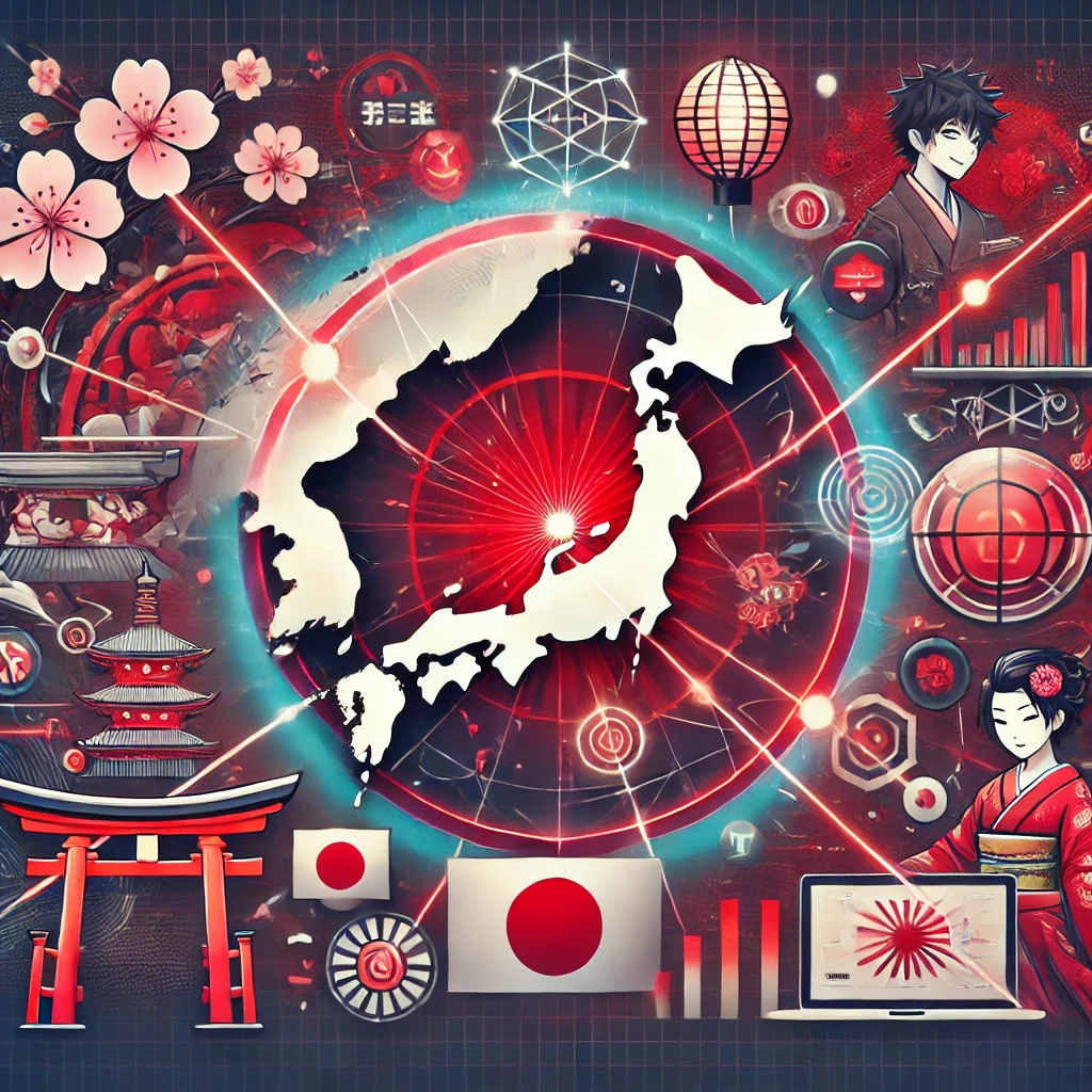 Imagen que representa el auge del Japonés mundialmente