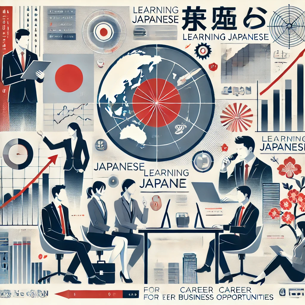 Imagen que representa la importancia del japonés en los negocios