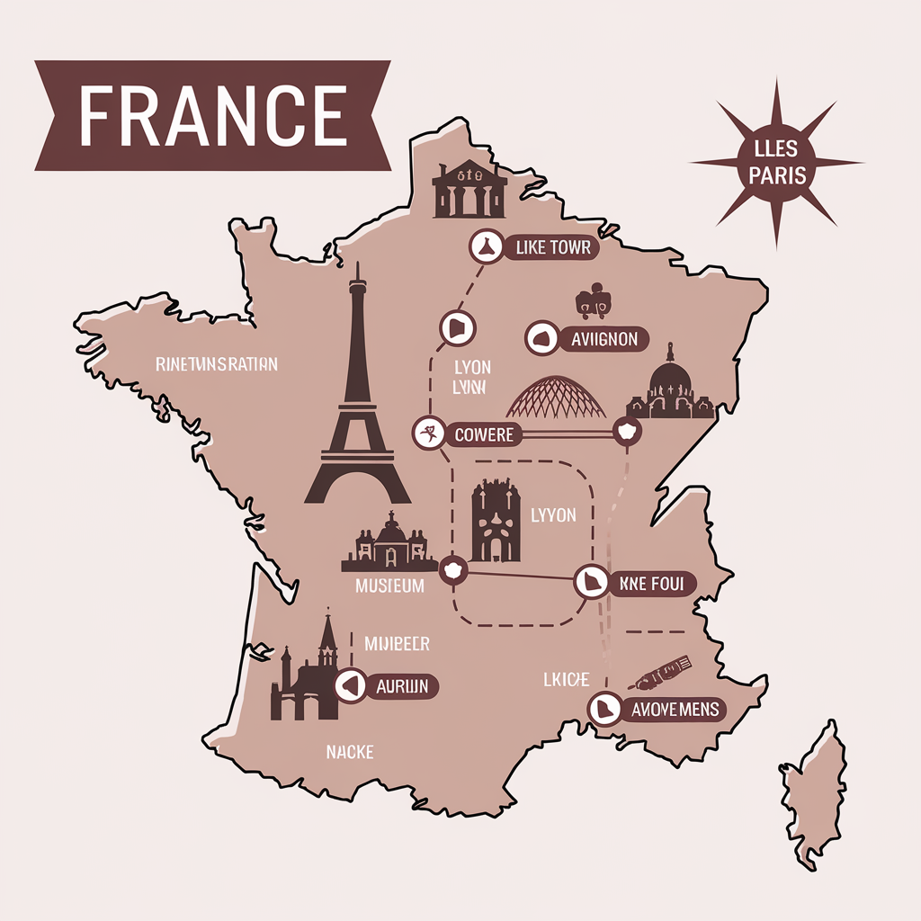 Imagen representativa de las zonas turísticas de Francia en las que saber frases básicas para viajar