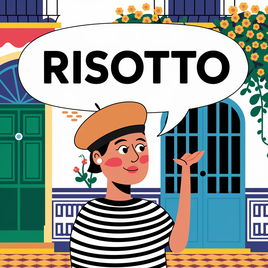 Imagen de una persona utilizando un Italianismo en Español
