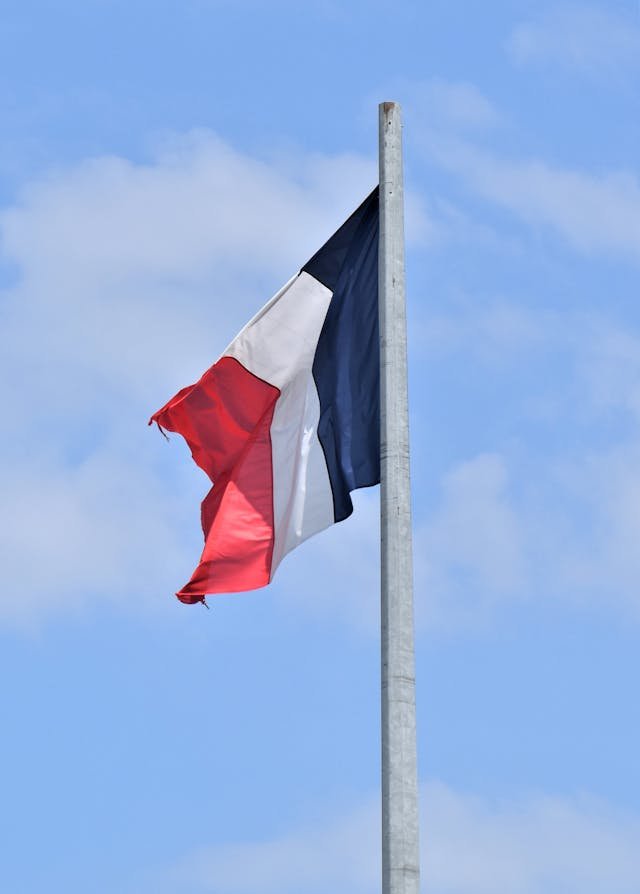Imagen de la bandera francesa